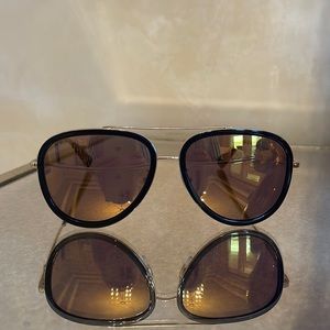 Gucci GG0062S 001 57 140mm Women's Aviator Sunglasses